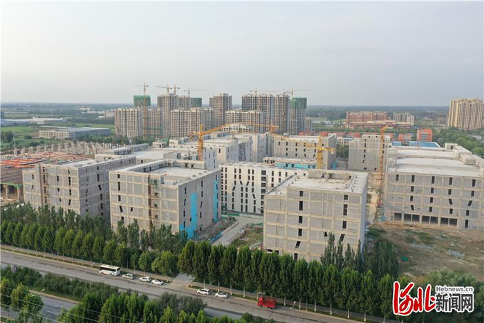 图为新一代云计算和人工智能产业园项目建设现场。通讯员贾珺摄