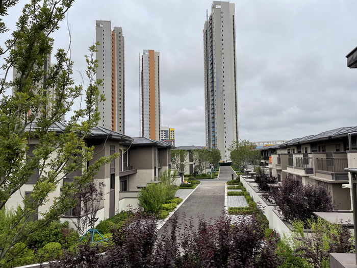 体育小镇的高层和合院&nbsp;每经记者 陈梦妤 摄