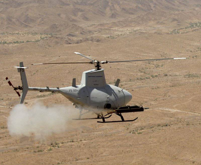 资料图：MQ-8B使用武器