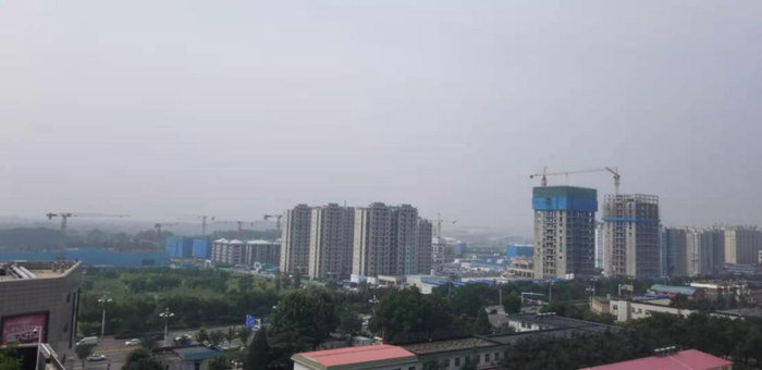 唐山，一建设中的楼盘。