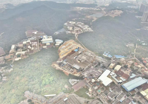 窈窕片区低效产业园区现状航拍图