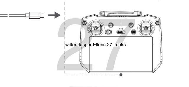 DJI Mavic3Pro无人机的遥控器设计图