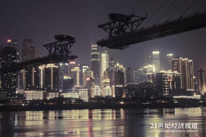&nbsp;重庆名片之一山城夜景 杜武林摄