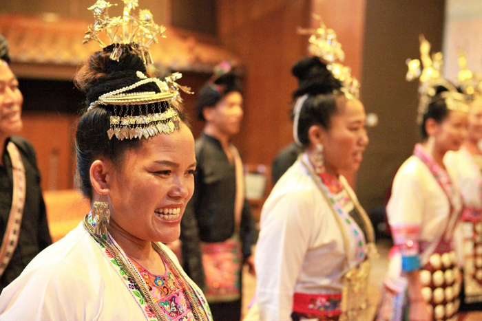 （侗族大歌录制现场）