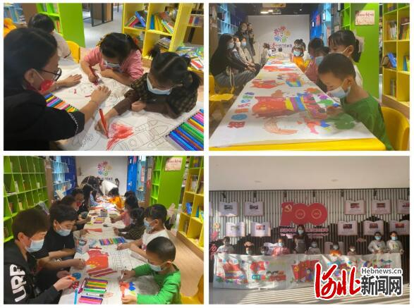 “新华·小桔灯”绘本馆开展绘长卷活动