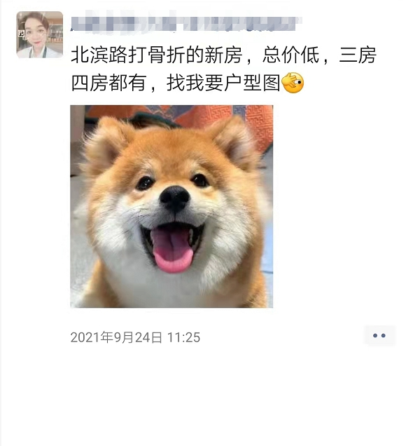 ▲曾小玲的萌宠表情包朋友圈