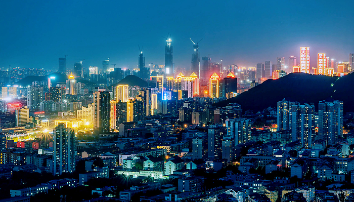 ▲济南夜景。图/unsplash