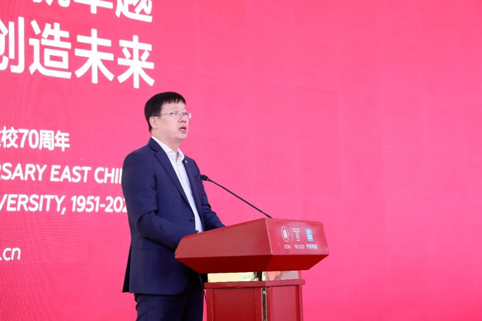 ▲ 中国建筑第八工程局有限公司党委副书记、总经理章维成致辞