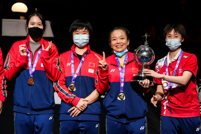 国羽女队第15次拿下尤伯杯