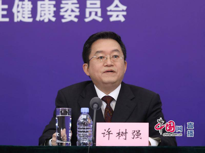 国家卫生健康委体改司司长许树强。图源：中国网