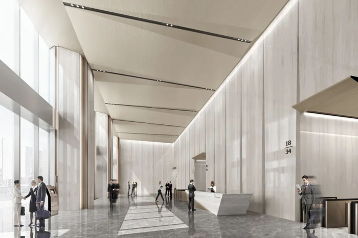 △敏捷广场大堂效果图