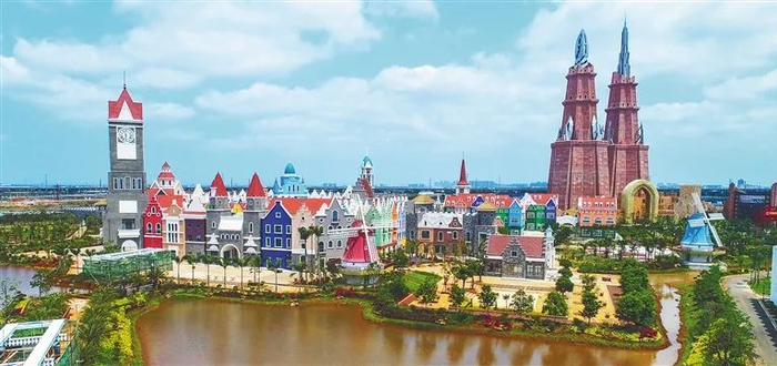 海口长影环球100奇幻乐园。张茂 摄