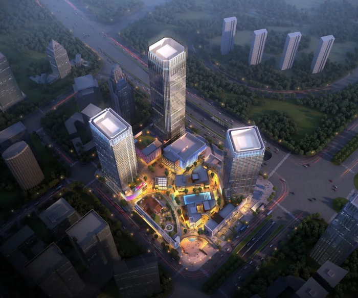 △敏捷广场效果图