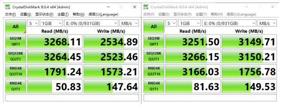 旧版970EVOPlus（左）新版970EVOPlus（右）