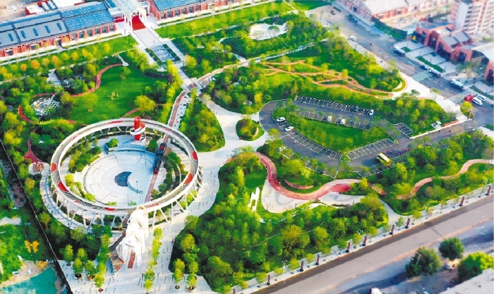  大东区时代公园。 本版图片由大东区委宣传部提供