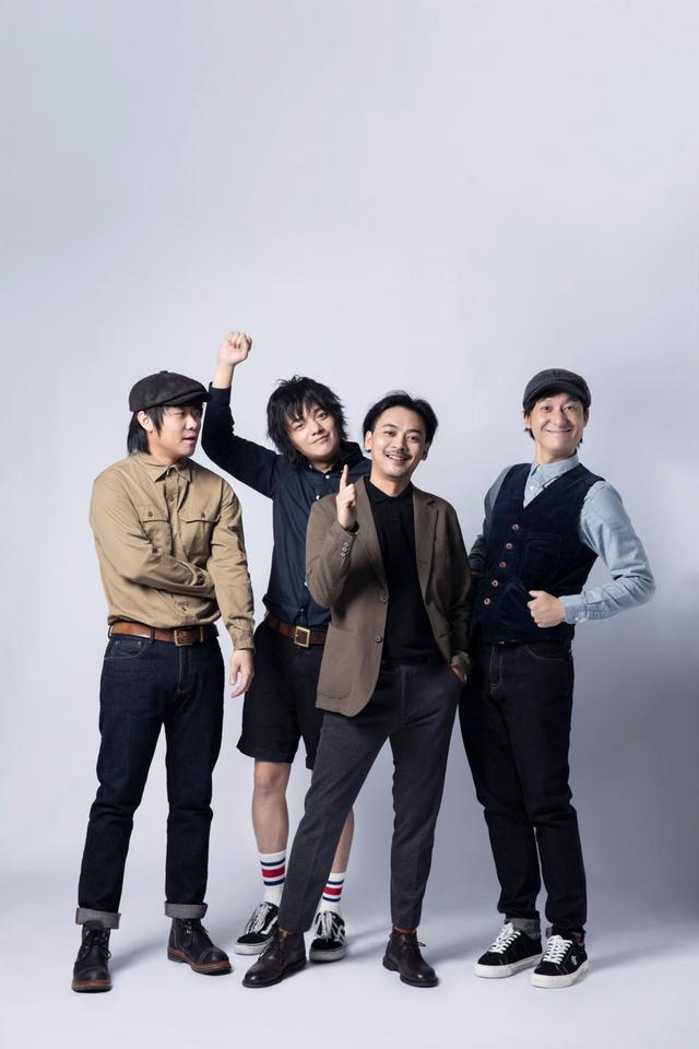 岛屿心情乐队成员（从左至右）：张龙、咸俊、刘博宽、史维旭。太合音乐供图