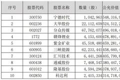 顶流基金经理三季度持仓出炉，他们重仓这些股！