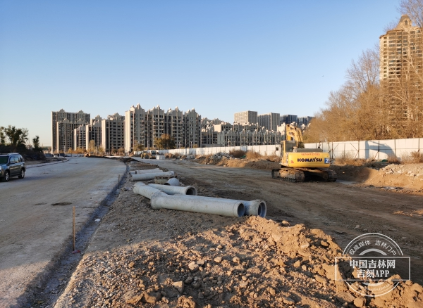 南湖中街施工现场