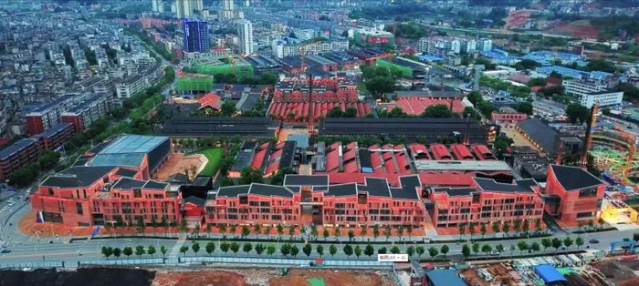 ▲ 图为中建一局承建的景德镇城区老瓷厂改造项目。