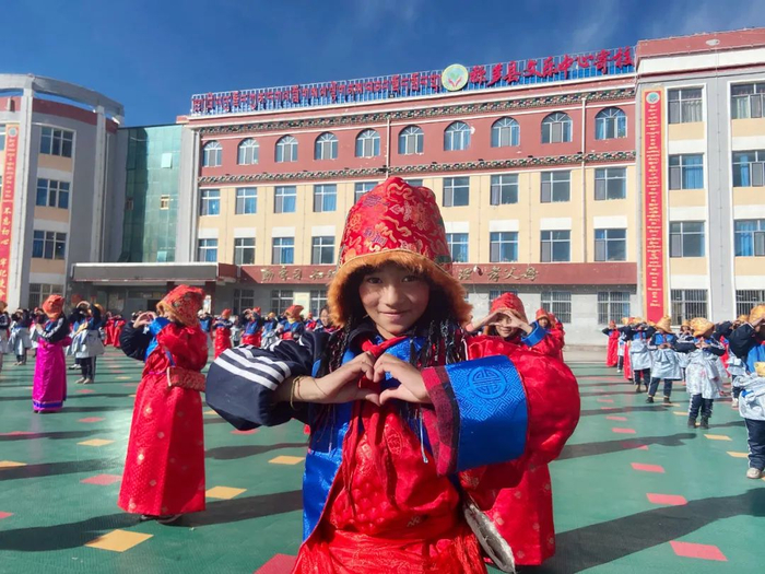 ▲图为2020年11月26日拍摄的中刚友谊小学学生。新华社记者 史彧 摄