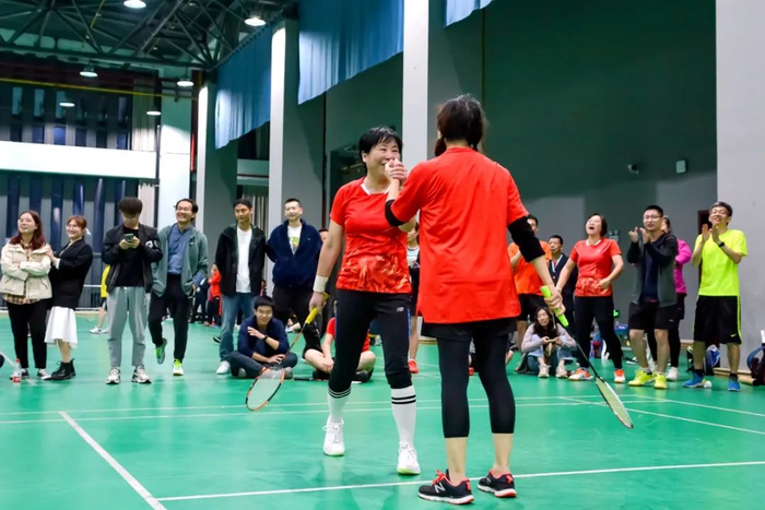 ▲默契配合（陈祎 摄）