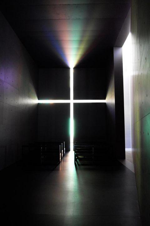 青春展现场复刻版光之教堂 摄影/Enilia