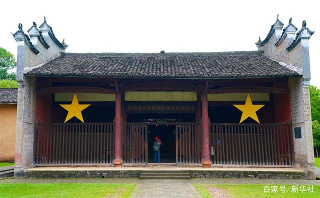 这是江西瑞金叶坪谢家祠堂（2019年5月27日摄）。新华社记者 胡晨欢 摄