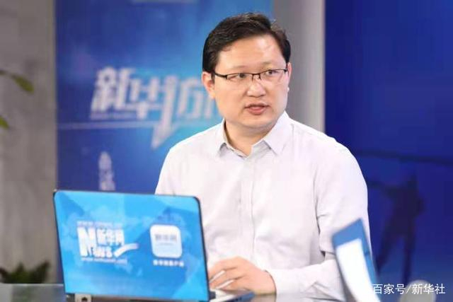 图为北京市科委、中关村管委会冬奥专班负责人杨鹏宇 新华网周靖杰 摄