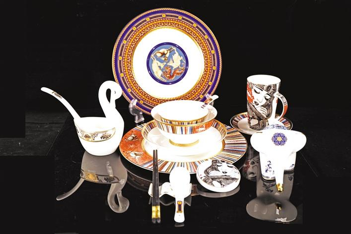 图为西藏职业技术学院丁真达珍创新团队设计的产品全家福。