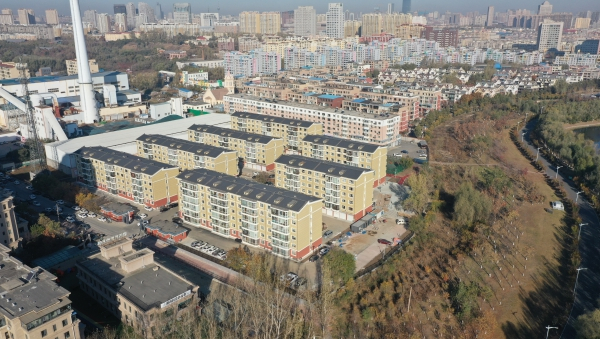 警苑小区改造后航拍图