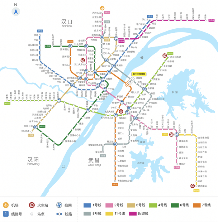 武汉地铁线路展示 &nbsp;图源：武汉地铁集团官网