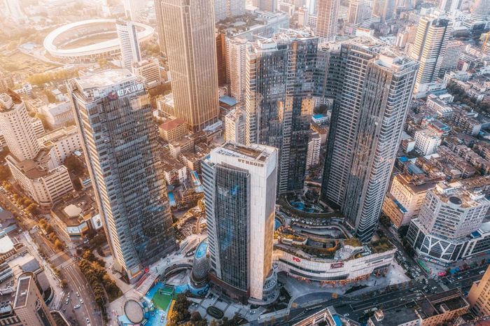 （金融类企业集聚&nbsp; 图片来源：蒋人可 摄）