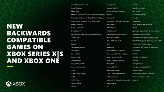 微软Xbox宣布最后一次向下兼容：新增76款游戏，支持自动HDR_手机新浪网