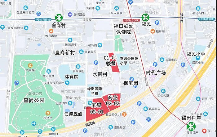 底图来源：百度地图 制图：界面楼市