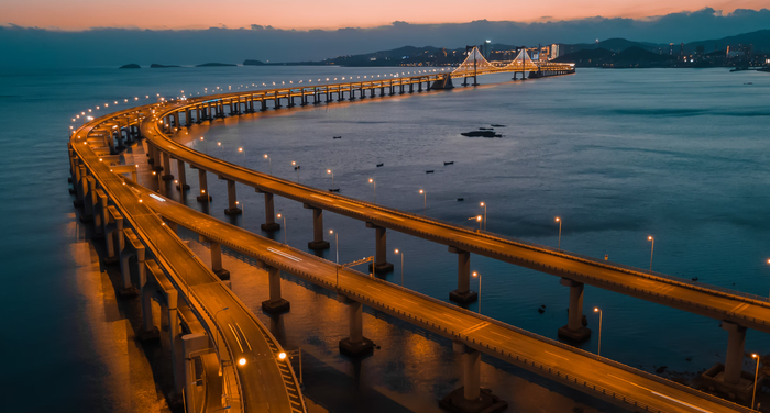 ▲大连夜景。图/unsplash