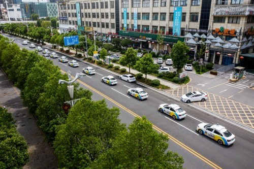 蘑菇车联自动驾驶车队