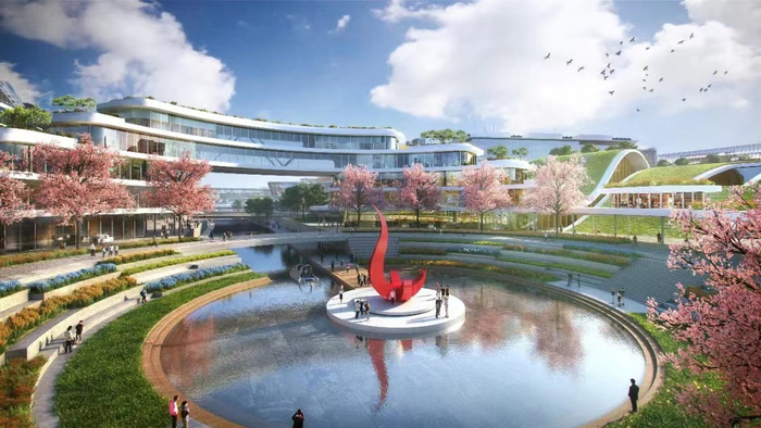 ▲香港科技大学（广州）校园效果图。图/香港科技大学广州官方微信公众平台