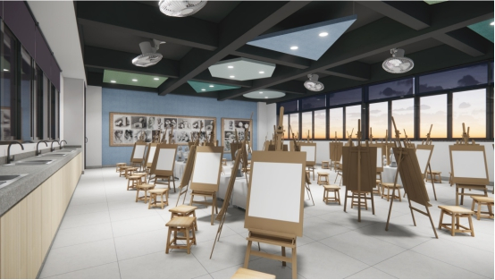 美术教室效果图