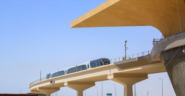 △卡塔尔地铁、轻轨系统可以连通大部分世界杯场馆