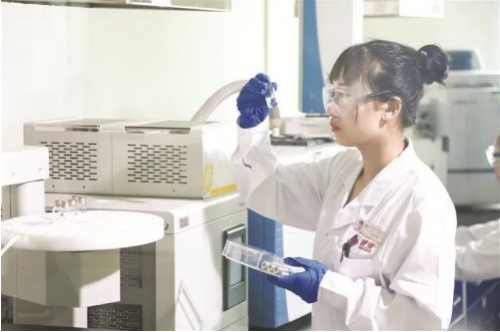 技术人员正在开展试验