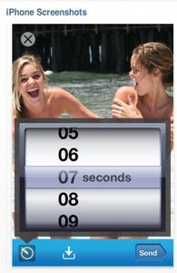 Snapchat在iTunes网站的宣传图片