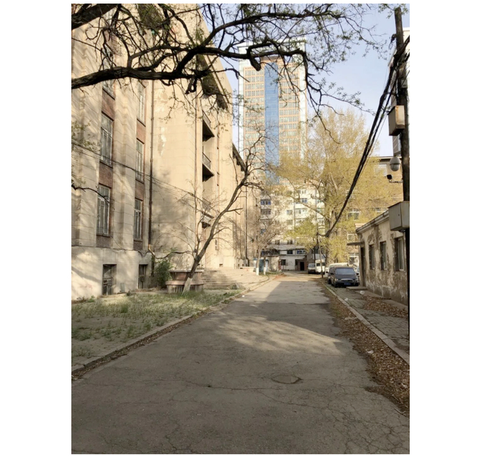 《张医生与王医生》写作过程中的田野照片。图为医大老宿舍。现已废弃。受访者供图。