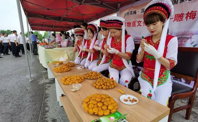 达川乌梅干手工加工技艺展示 曾业 摄