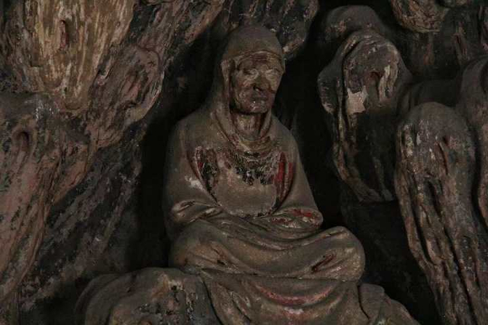 罗汉塑像现状　图片来源：豆瓣