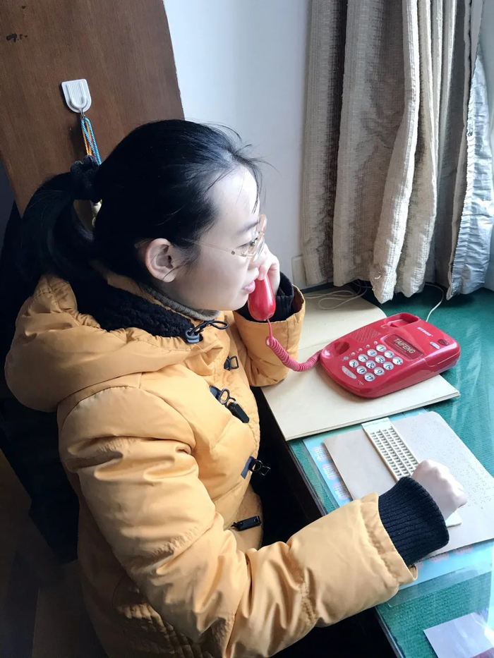 ▲ 2020年3月 朱苓君成为“战疫情，云陪伴”线上服务志愿者