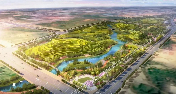 光谷生态大走廊效果图