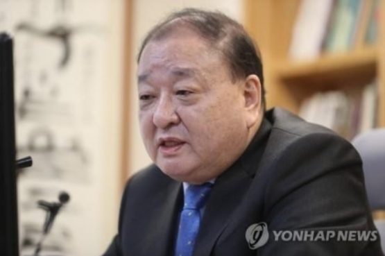 姜昌一召开网络记者会（韩联社）
