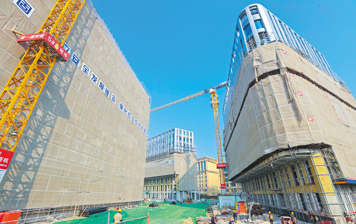 天府智慧大厨房项目建设现场