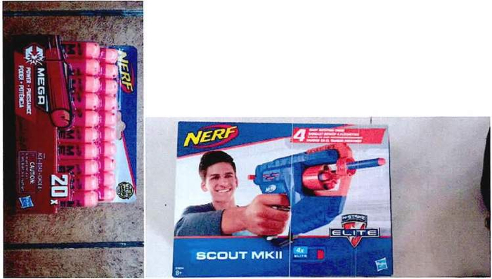 ▲假冒枪、子弹及包装购买正品后自己开模