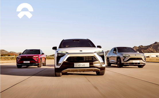 图为蔚来汽车车型（图片来源：蔚来汽车官网）